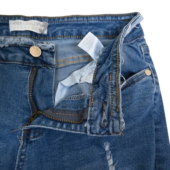 Celebrity Ace Womens 7/28 Distressed Flare Jeans - Picture 8 of 10
